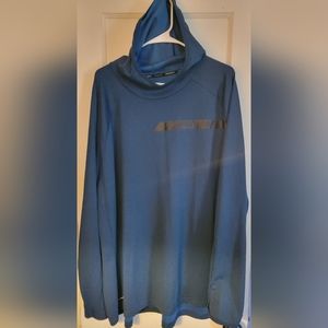 Russell men's hooded long sleeve shirt